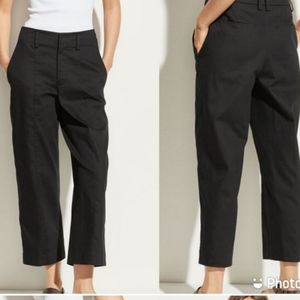 Tailored Vince Black cropped wide leg pants